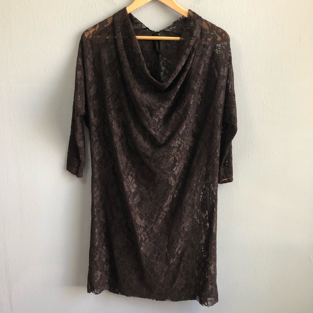 #love_sewn by Nicole Paloma stretch lace tunic M.